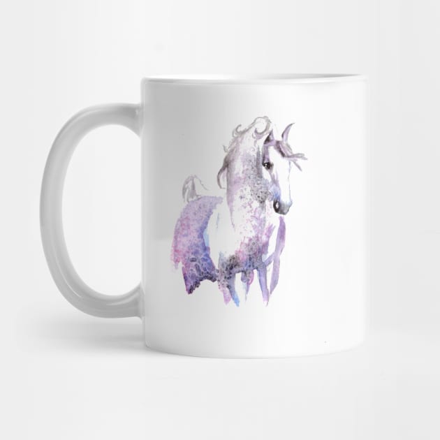 Dappled Arabian Horse in Amethyst by RavensLanding